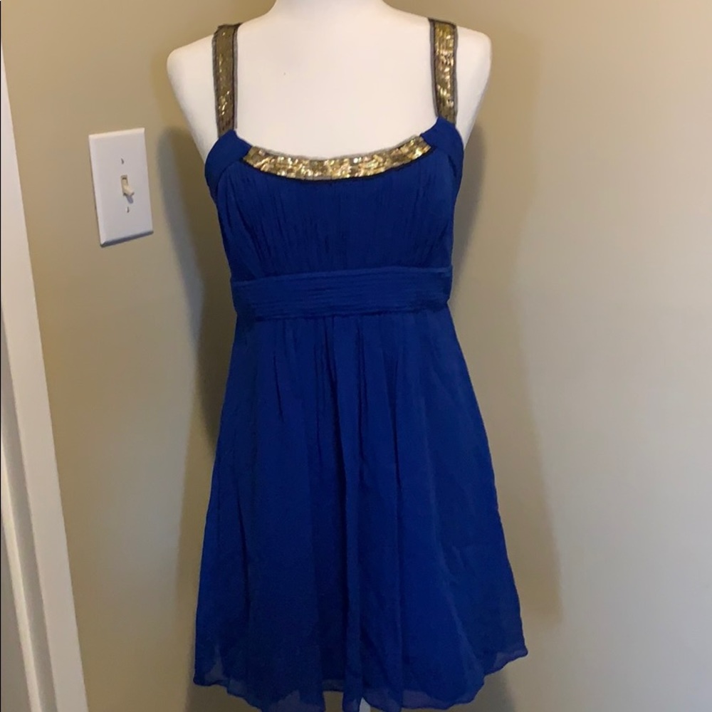 BCBG blue dress